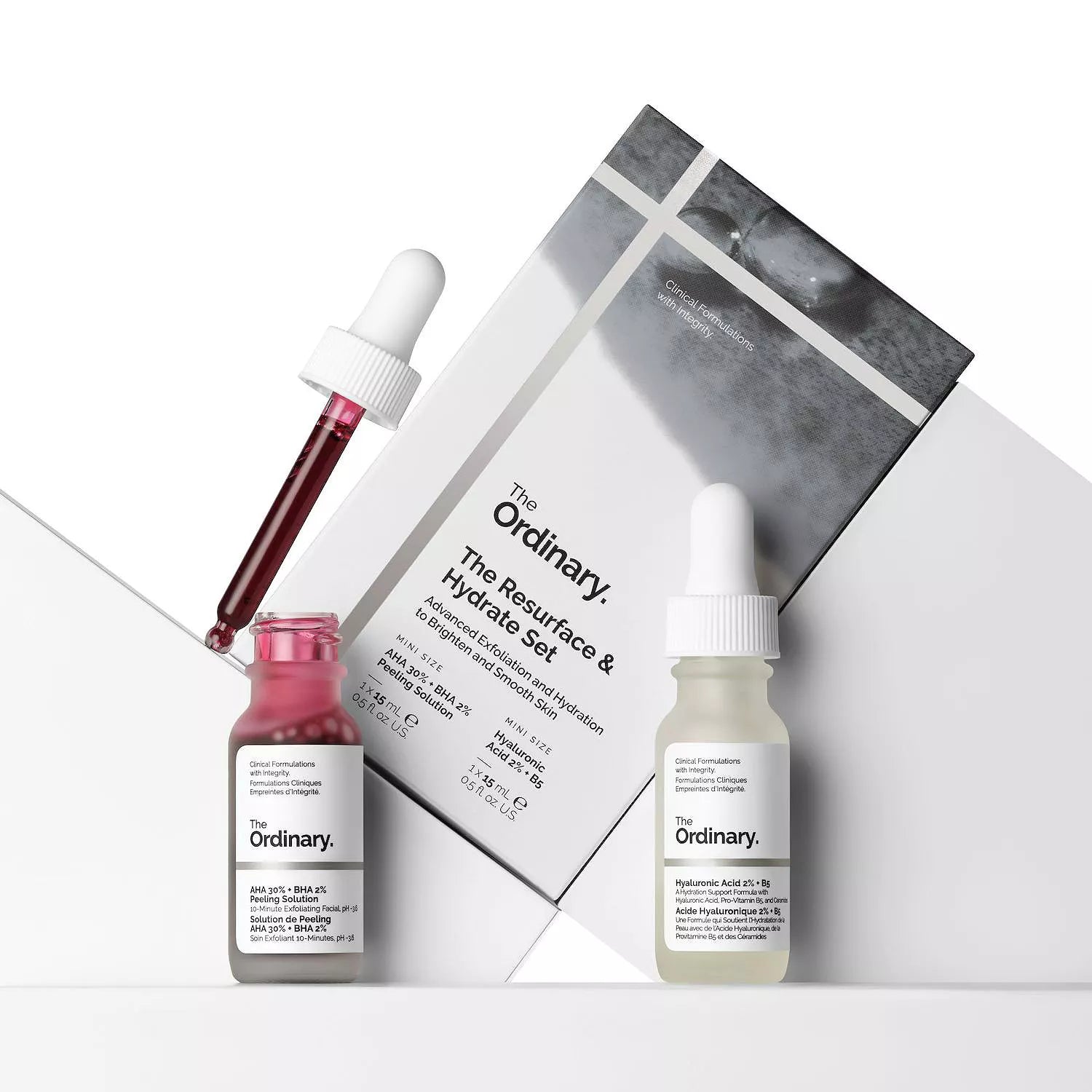 PRE-VENTA The Ordinary The Resurface & Hydrate Set with Hyaluronic Acid + AHA