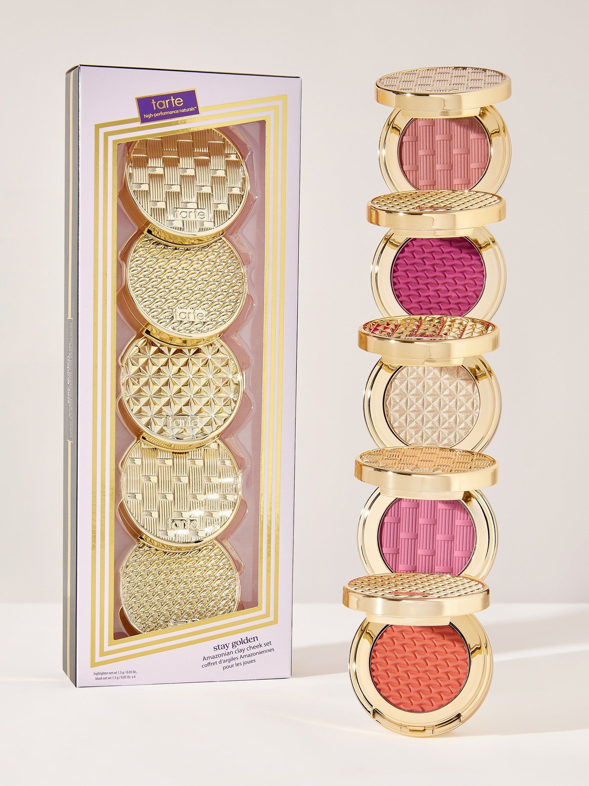 PRE-VENTA - Tarte Stay Golden Amazonian Clay Cheek Set