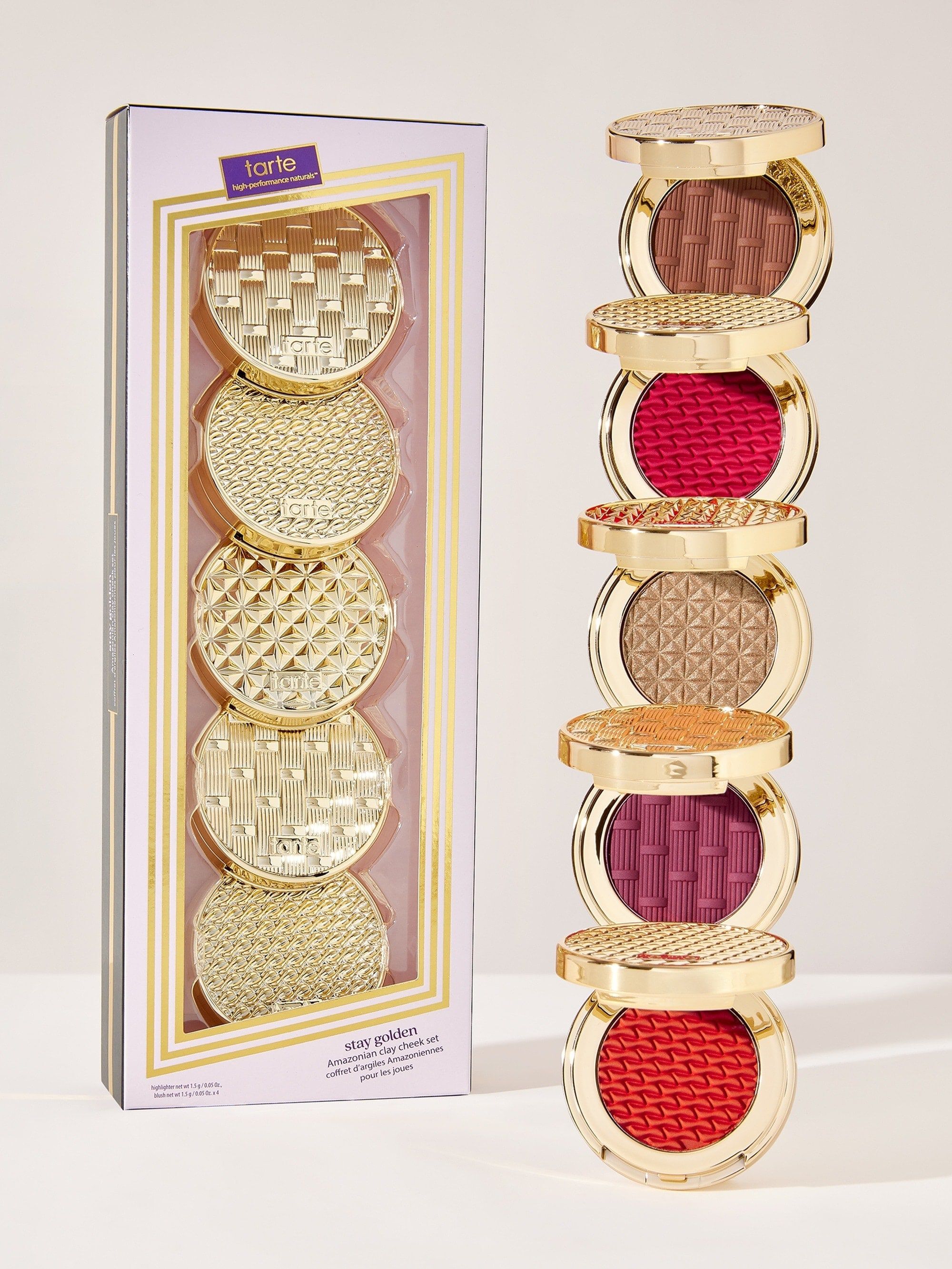 PRE-VENTA - Tarte Stay Golden Amazonian Clay Cheek Set