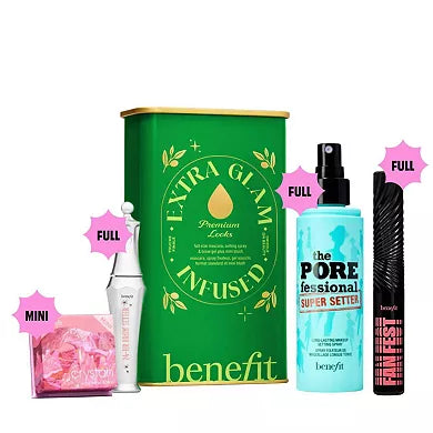 PRE-VENTA - Benefit Cosmetics Extra Glam Infused Full-Face Beauty Kit