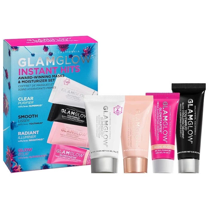 GlamGlow - Instant Hits Award-Winning Masks & Moisturizer Set