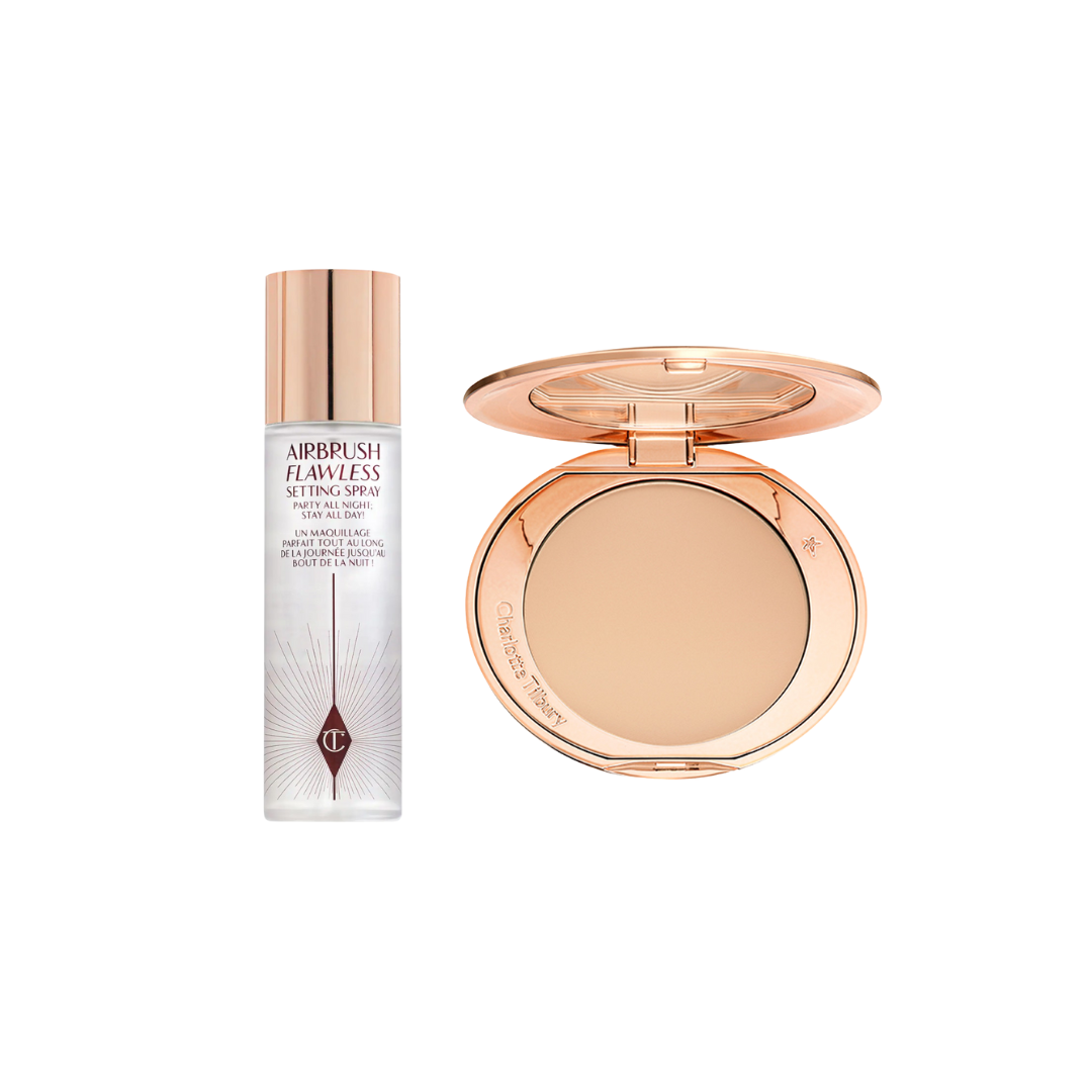 Charlotte Tilbury - Bundle Duo Airbrush Setting Spray + Airbrush Pressed Powder 1