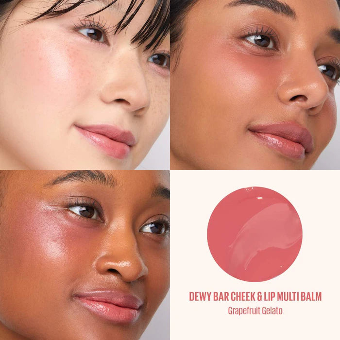 PRE-VENTA Kaja Dewy Bar Blush & Lip Balm Grapefruit Gelato