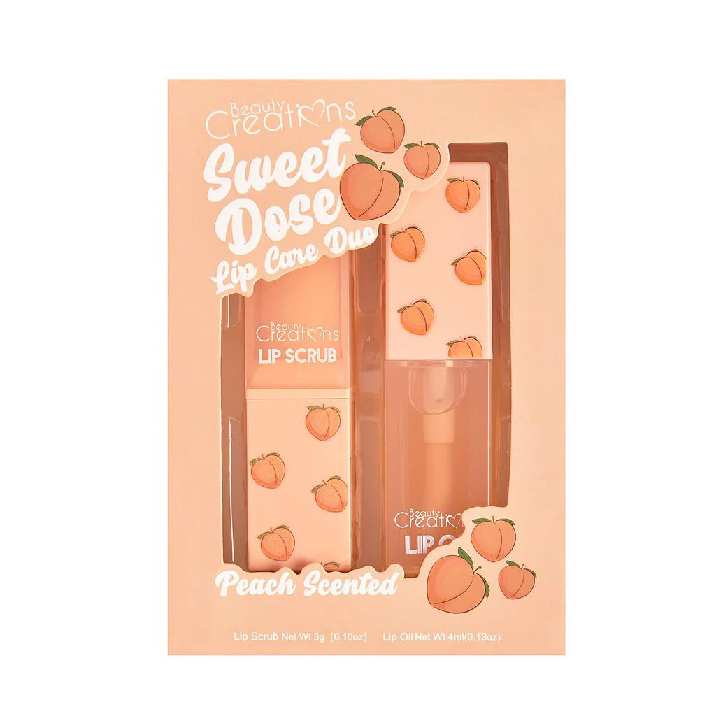 Beauty Creations - Sweet Dose Lip Care Duo Peach Scented