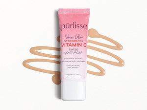 Pūrlisse - Sheer Glow Strawberry Vitamin C Tinted Moisturizer