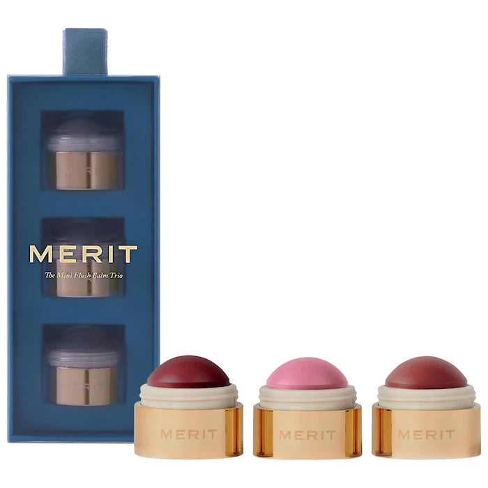 PRE-VENTA - MERIT Mini Flush Balm Cream Blush Trio Set