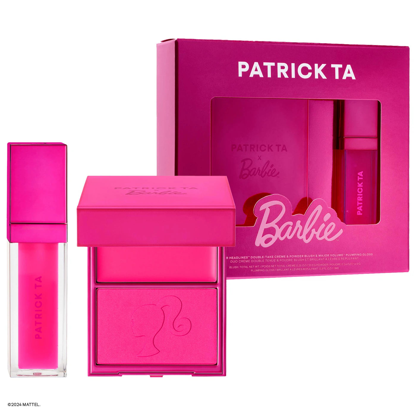 PRE-VENTA PATRICK TA Patrick Ta x Barbie™ Blush Duo and Lip Plumper Set