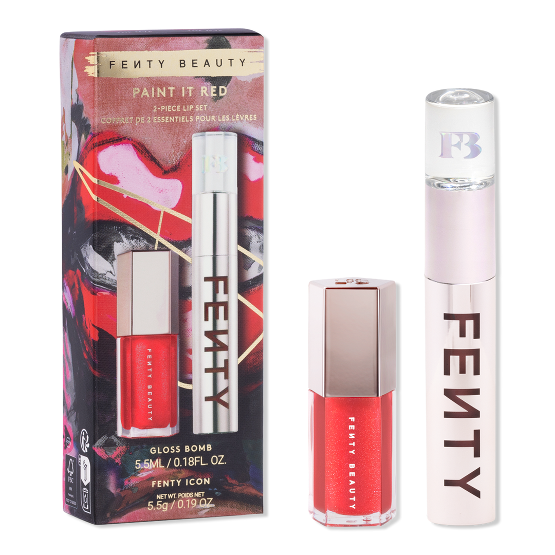 PRE-VENTA FENTY BEAUTY by Rihanna Paint It Red 2-Piece Lip Set