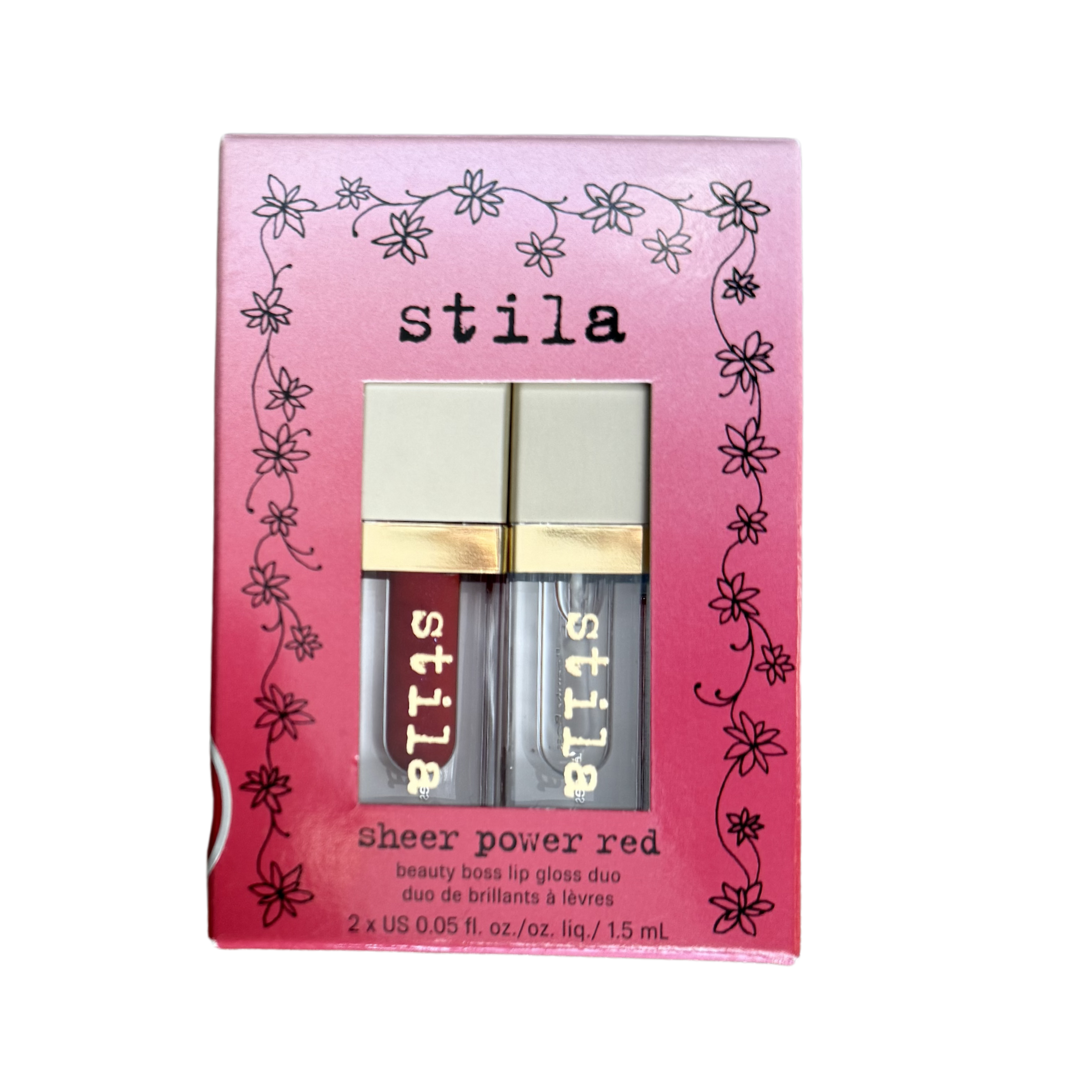 Stila - Sheer Power Red Beauty Boss Lip Gloss Duo