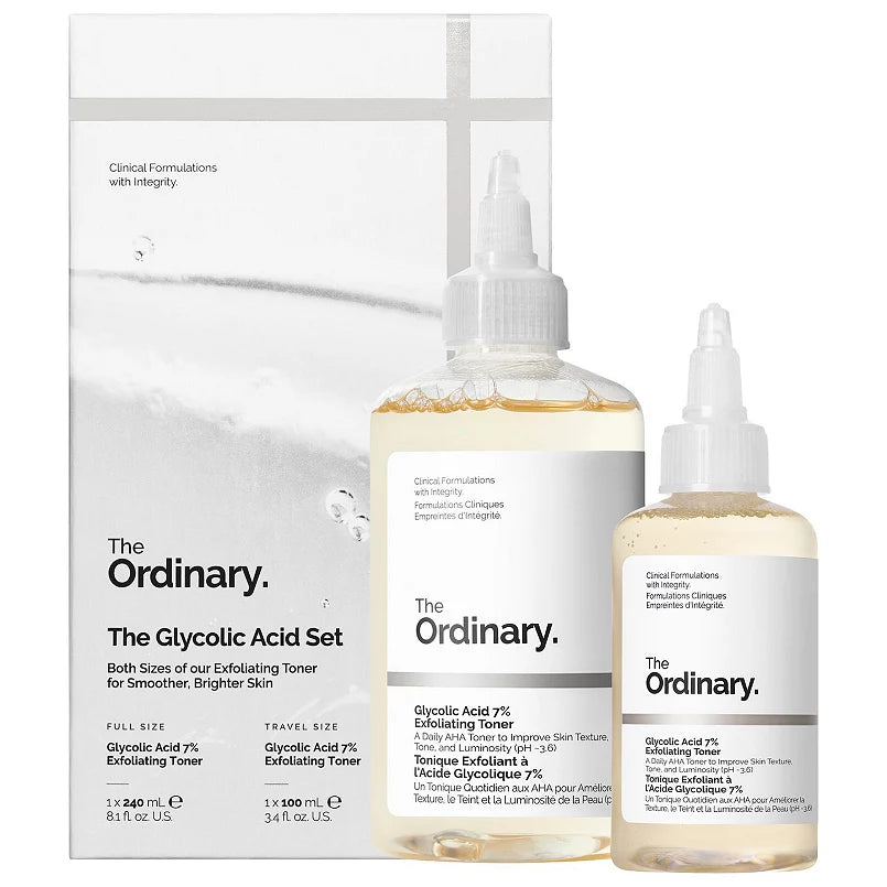 PRE-VENTA The Ordinary Glycolic Acid 7% Exfoliating Toner The Glycolic Acid Set