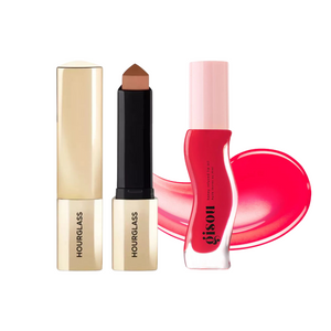 Gisou / Hourglass - Bundle Duo Honey Infused Lip Oil + Vanish Blush Stick