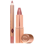 Cargar imagen en el visor de la galería, PRE-VENTA Charlotte Tilbury Mini Pillow Talk Lipstick &amp; Liner Set Pillow Talk
