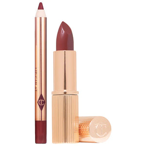 PRE-VENTA Charlotte Tilbury Mini Pillow Talk Lipstick & Liner Set Pillow Talk Deep