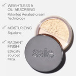 Cargar imagen en el visor de la galería, Saie - Airset Radiant and Weightless Talc-Free Loose Setting Powder
