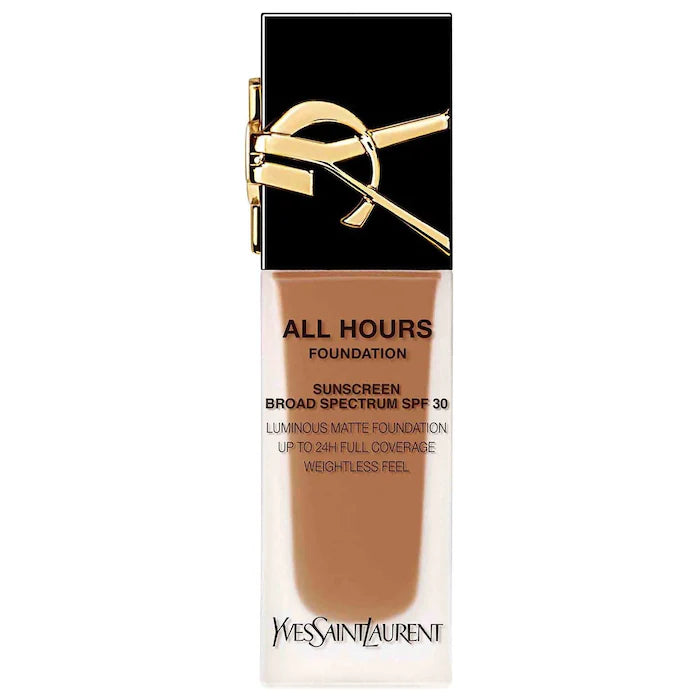 PRE-VENTA - Yves Saint Laurent All Hours Luminous Natural Matte Foundation 24H Longwear SPF 30 with Hyaluronic Acid