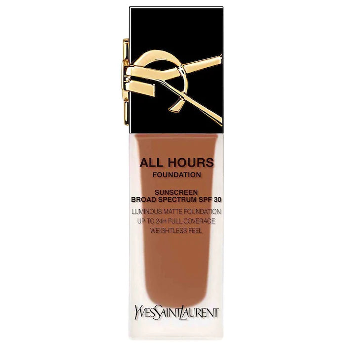 PRE-VENTA - Yves Saint Laurent All Hours Luminous Natural Matte Foundation 24H Longwear SPF 30 with Hyaluronic Acid