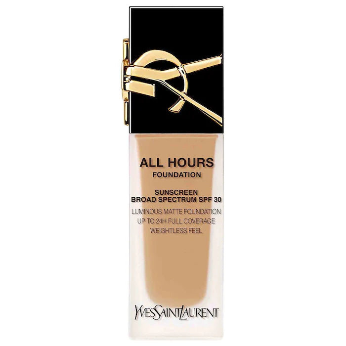 PRE-VENTA - Yves Saint Laurent All Hours Luminous Natural Matte Foundation 24H Longwear SPF 30 with Hyaluronic Acid