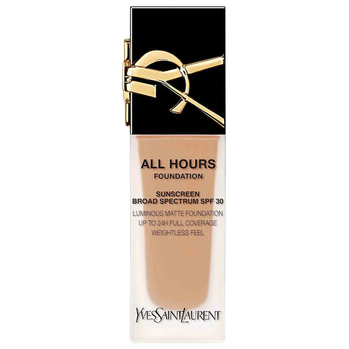 PRE-VENTA - Yves Saint Laurent All Hours Luminous Natural Matte Foundation 24H Longwear SPF 30 with Hyaluronic Acid