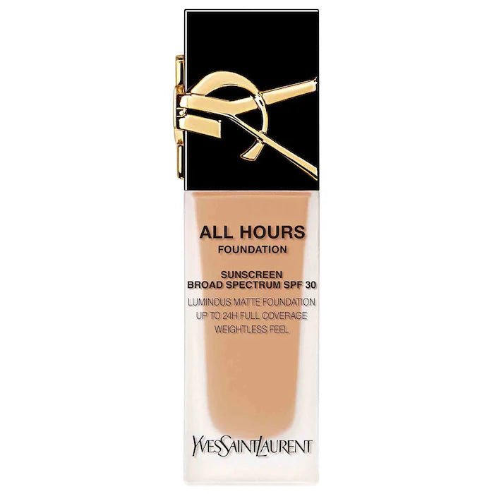 PRE-VENTA - Yves Saint Laurent All Hours Luminous Natural Matte Foundation 24H Longwear SPF 30 with Hyaluronic Acid