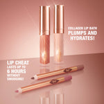 Cargar imagen en el visor de la galería, Charlotte Tilbury - Mini Glossy Pink Lip Gloss + Lip Liner Set
