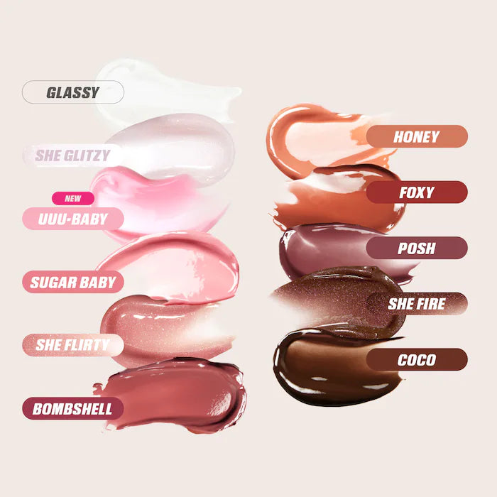 PRE-VENTA - Huda Beauty Faux Filler Shiny Non-Sticky Lip Gloss