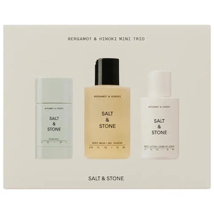 PRE-VENTA - Salt & Stone  Bergamot & Hinoki Mini Trio Discovery Set