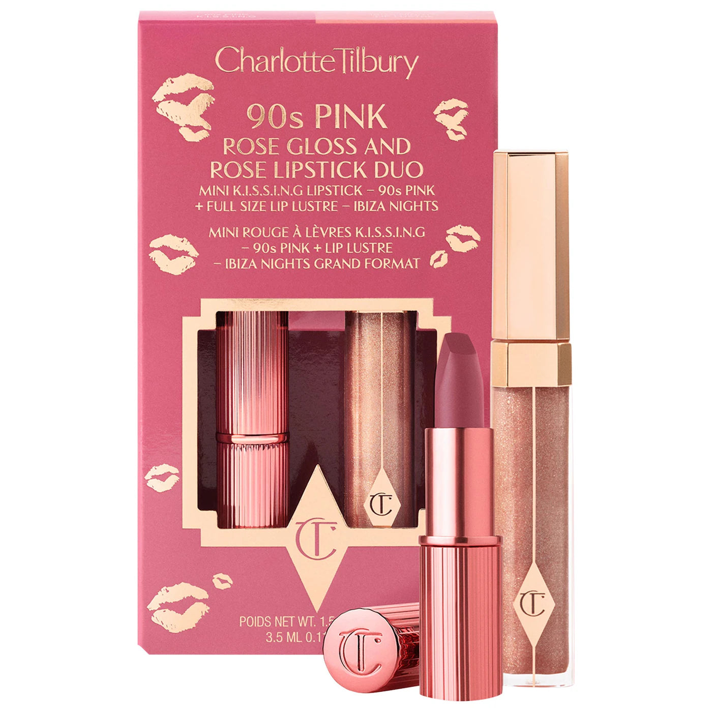 PRE-VENTA - Charlotte Tilbury K.I.S.S.I.N.G Lipstick and Lip Gloss Duos