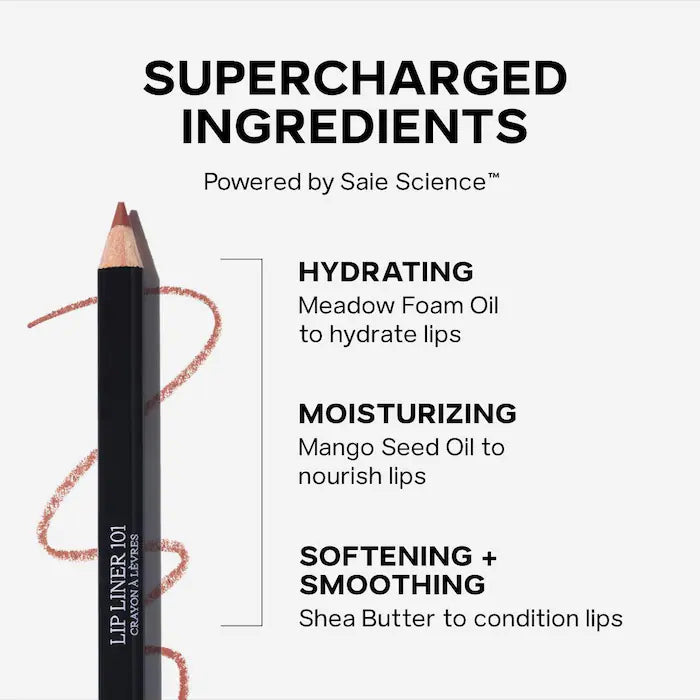 PRE-VENTA - Saie Lip Liner 101: Creamy & Nourishing Lip Pencil Twist