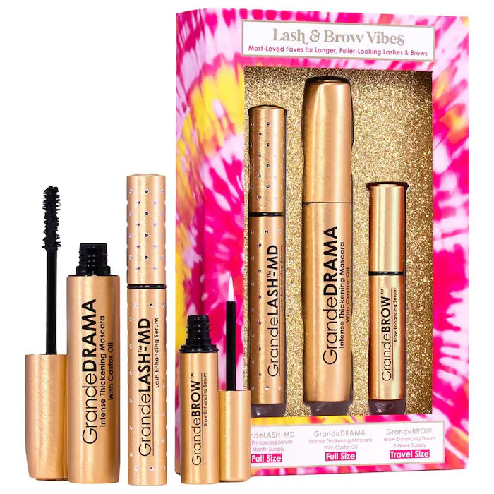 PRE-VENTA - Grande Cosmetics Lash and Brow Vibes Mascara and Lash Serum Set