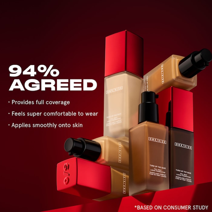 PRE-VENTA - One Size Turn Up the Base Full Beat Waterproof Liquid Foundation