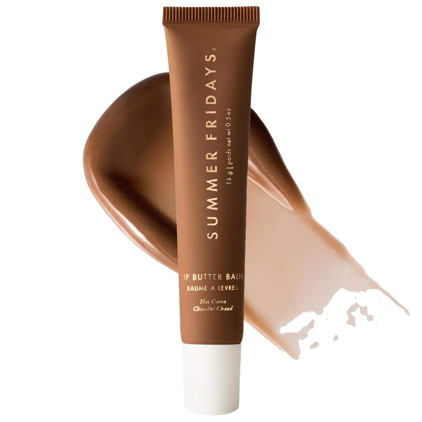 PRE-VENTA - Summer Fridays Lip Butter Balm for Hydration & Shine Hot Cocoa