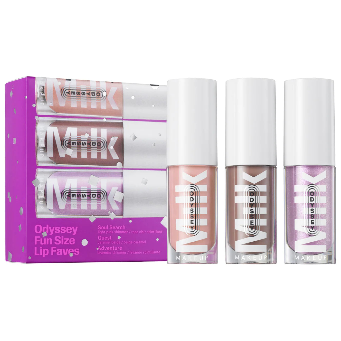 PRE-VENTA - Milk Makeup Mini Odyssey Lip Oil Gloss Fun Size Faves Set