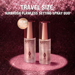 Cargar imagen en el visor de la galería, PRE-VENTA - Charlotte Tilbury Mini Airbrush Flawless Setting Spray Duo Set
