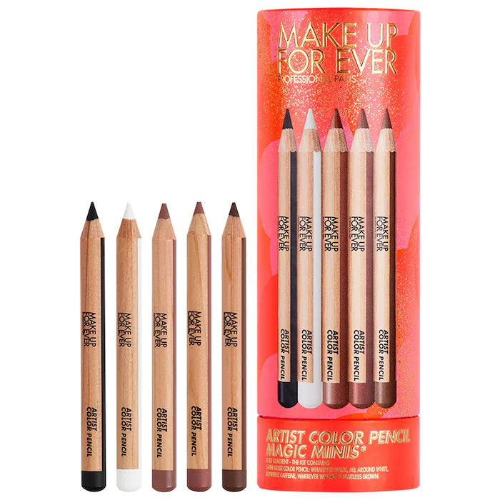 PRE-VENTA - MAKE UP FOR EVER Mini Artist Color Pencil Lipliner & Eyeliner Kit