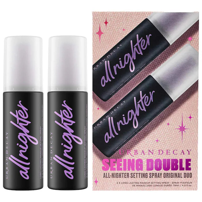 PRE-VENTA - Urban Decay Seeing Double All Nighter Waterproof Setting Spray - Holiday Makeup Set