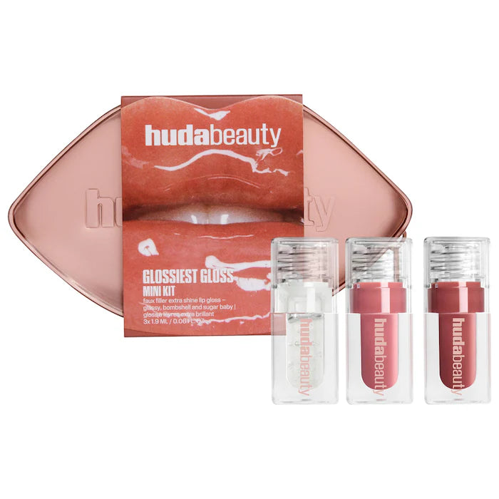PRE-VENTA - Huda Beauty Mini Glossiest Lip Gloss Set