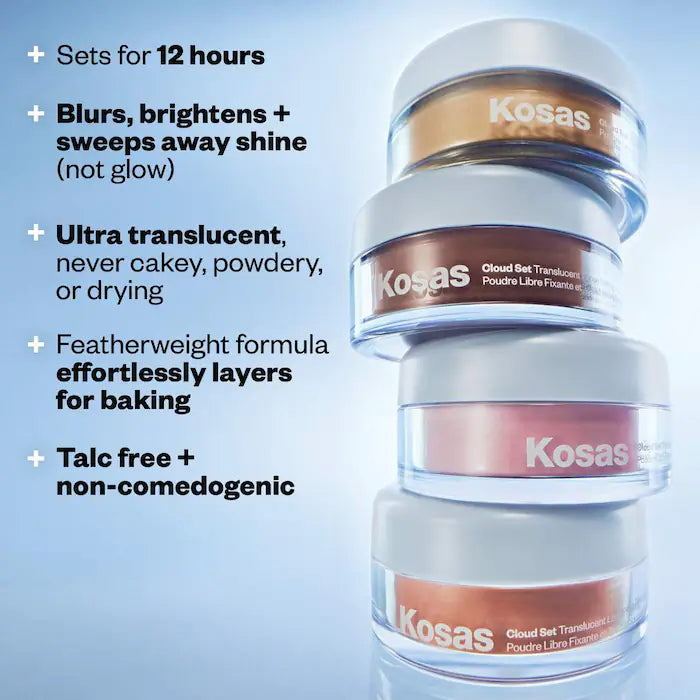 PRE-VENTA - Kosas Cloud Set Loose Translucent Talc-Free Setting + Blurring Powder