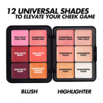 Cargar imagen en el visor de la galería, PRE-VENTA - MAKE UP FOR EVER HD Skin Blush &amp; Glow Longwear Cream Face Palette
