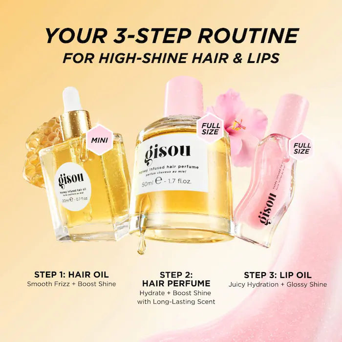 PRE-VENTA - Gisou  Honey Gloss Hydration Trio Set