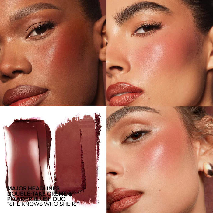 PRE-VENTA - Patrick Ta Major Headlines Double-Take Crème & Powder Blush Duo She Knows Who She Is