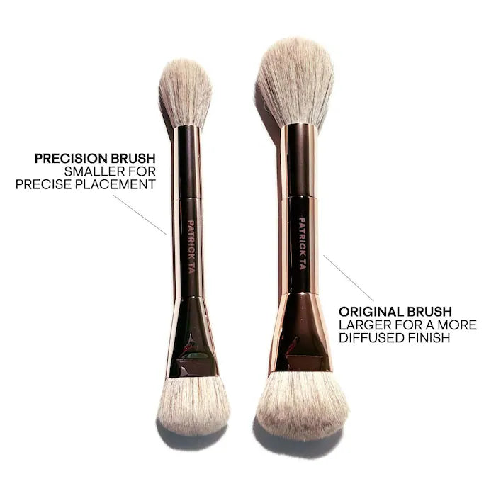 PRE-VENTA - Patrick Ta Dual Ended Precision Blush Brush