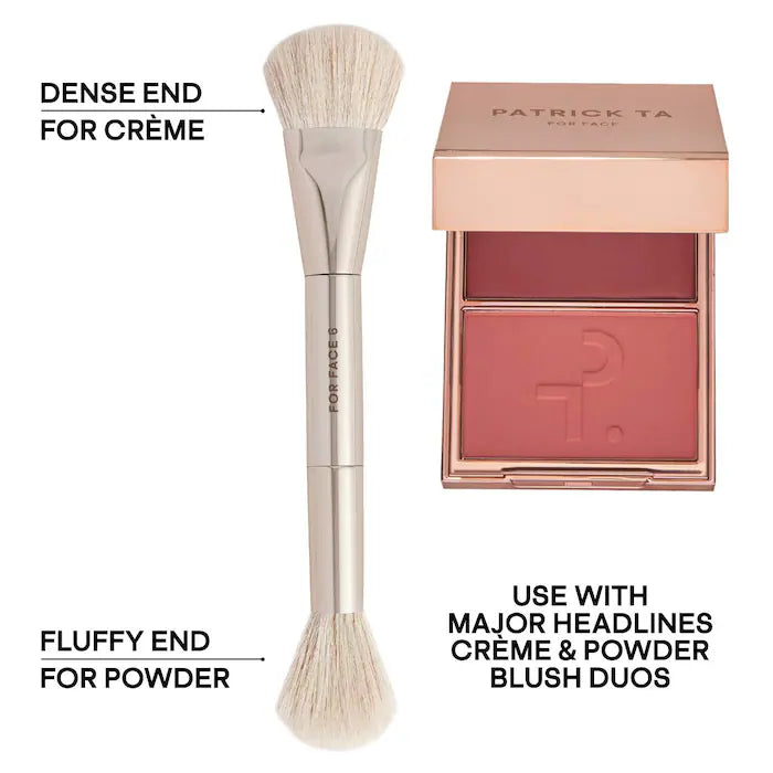 PRE-VENTA - Patrick Ta Dual Ended Precision Blush Brush