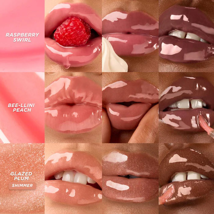 PRE-VENTA - Gisou Honey Infused Hydrating Lip Oil Raspberry Swirl