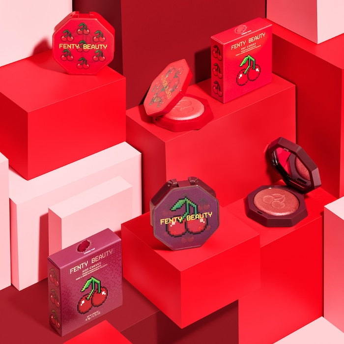 PRE-VENTA - Fenty Beauty Cherry Mouth 3-Piece Lip Set + Pouch