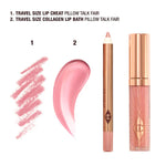 Cargar imagen en el visor de la galería, PRE-VENTA - Charlotte Tilbury  Mini Pillow Talk Glossy Lip Duos
