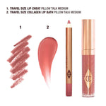 Cargar imagen en el visor de la galería, PRE-VENTA - Charlotte Tilbury  Mini Pillow Talk Glossy Lip Duos
