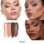Cargar imagen en el visor de la galería, PRE-VENTA - NATASHA DENONA  Luxe Glam Compact Quad Eyeshadow Palette Nude
