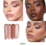 Cargar imagen en el visor de la galería, PRE-VENTA - NATASHA DENONA  Luxe Glam Compact Quad Eyeshadow Palette Rosy
