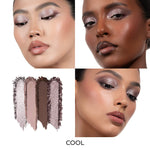 Cargar imagen en el visor de la galería, PRE-VENTA - NATASHA DENONA  Luxe Glam Compact Quad Eyeshadow Palette Cool
