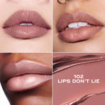 Cargar imagen en el visor de la galería, PRE-VENTA - Marc Jacobs Beauty Heart On Long-Lasting Soft Shine Lipstick 102 Lips Don’t Lie
